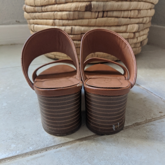 🚫 Clothing Swapped - Faux leather heeled sandals - Picture 4 of 5